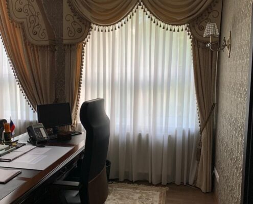 Химчистка штор с применением силиконовых растворителей
